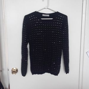 womens square nail head sweater